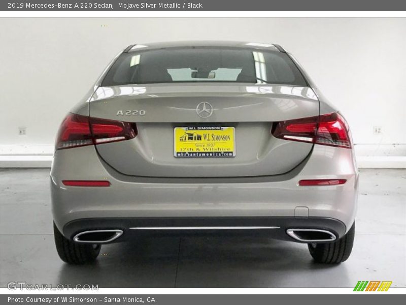 Mojave Silver Metallic / Black 2019 Mercedes-Benz A 220 Sedan