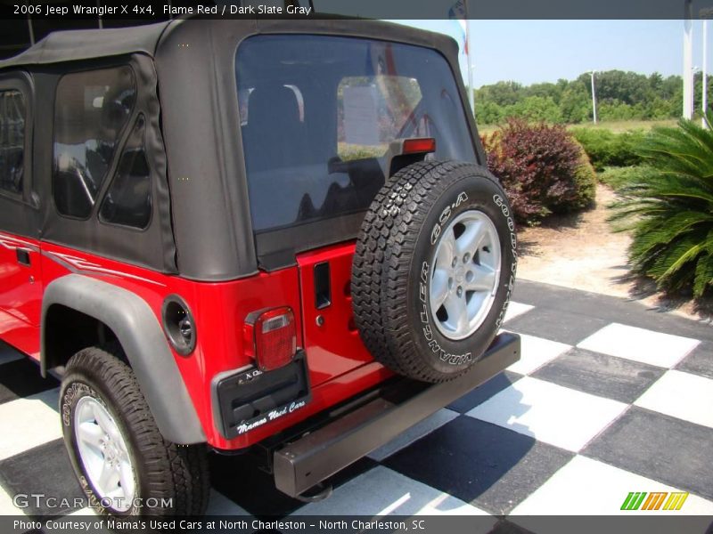 Flame Red / Dark Slate Gray 2006 Jeep Wrangler X 4x4