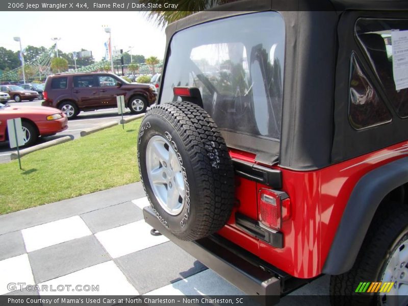 Flame Red / Dark Slate Gray 2006 Jeep Wrangler X 4x4