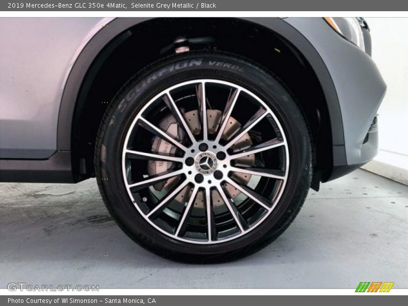 Selenite Grey Metallic / Black 2019 Mercedes-Benz GLC 350e 4Matic