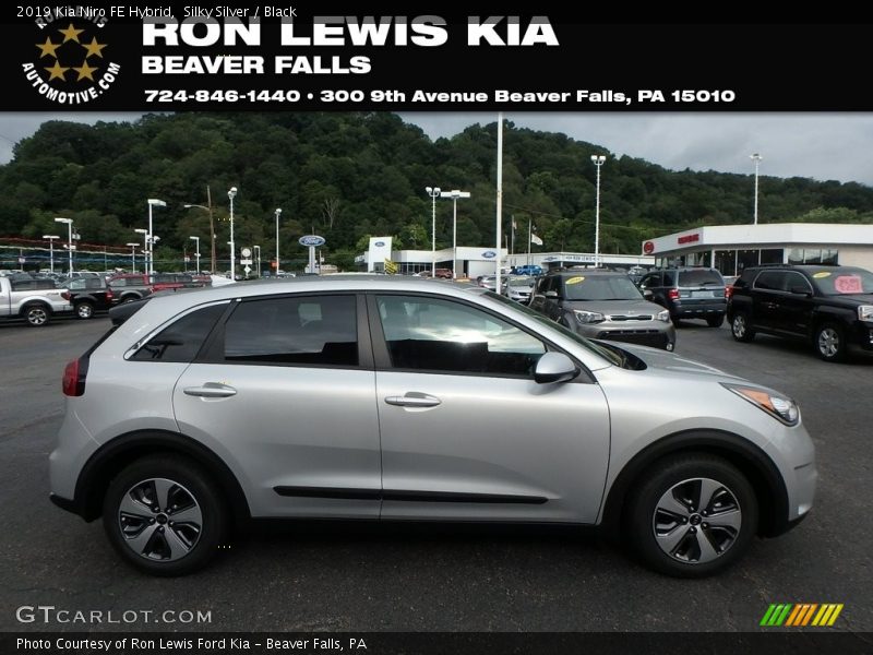 Silky Silver / Black 2019 Kia Niro FE Hybrid