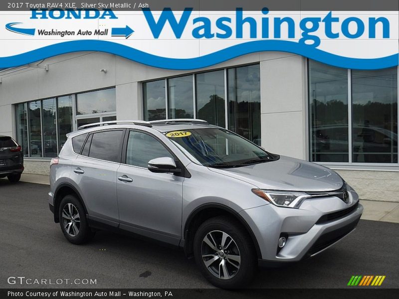 Silver Sky Metallic / Ash 2017 Toyota RAV4 XLE