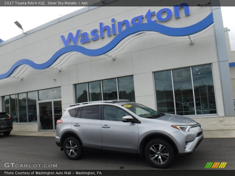 Silver Sky Metallic / Ash 2017 Toyota RAV4 XLE