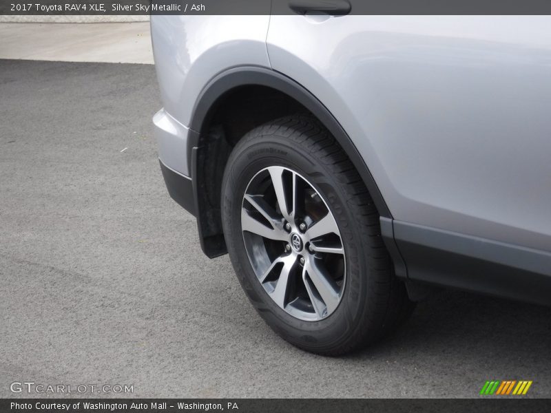 Silver Sky Metallic / Ash 2017 Toyota RAV4 XLE