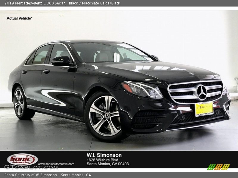 Black / Macchiato Beige/Black 2019 Mercedes-Benz E 300 Sedan