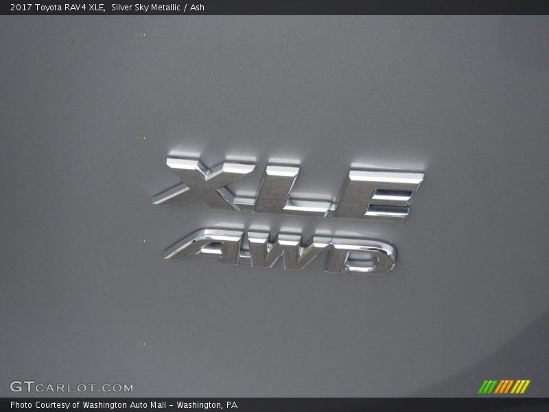 Silver Sky Metallic / Ash 2017 Toyota RAV4 XLE
