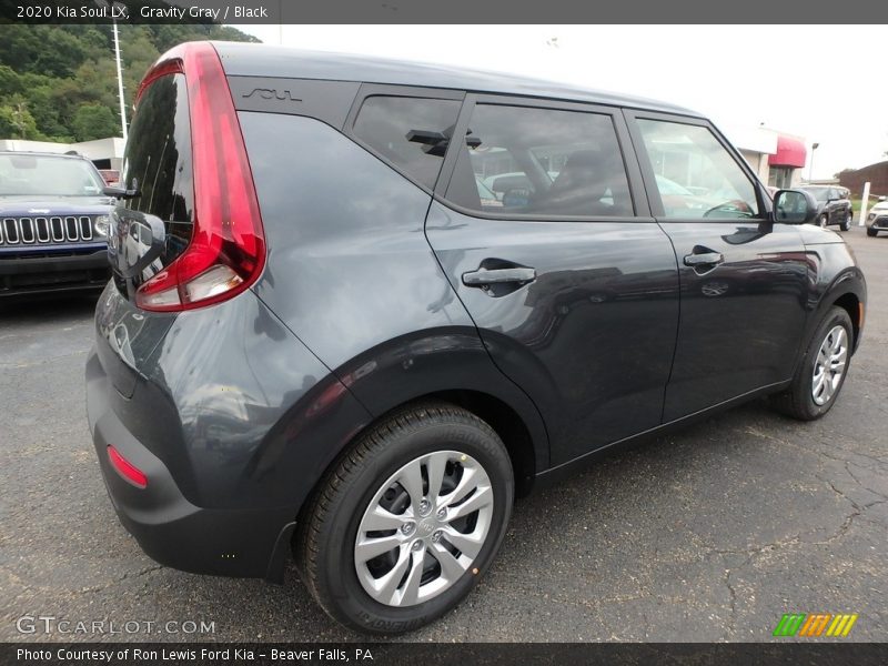 Gravity Gray / Black 2020 Kia Soul LX