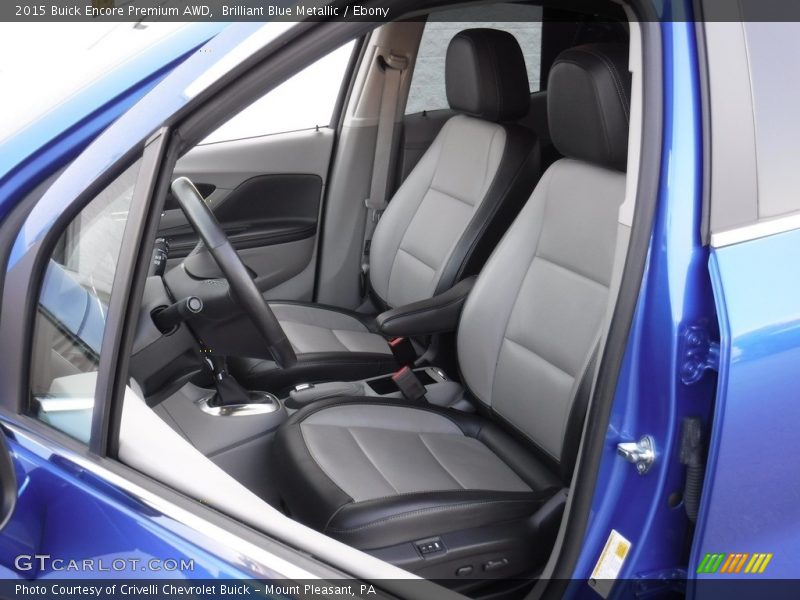 Brilliant Blue Metallic / Ebony 2015 Buick Encore Premium AWD