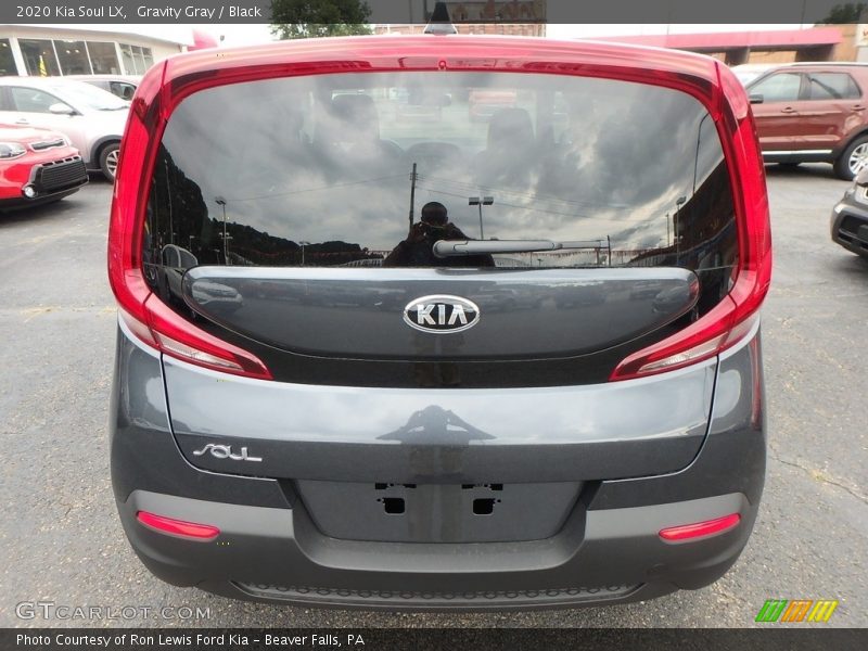 Gravity Gray / Black 2020 Kia Soul LX