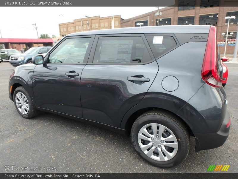 Gravity Gray / Black 2020 Kia Soul LX