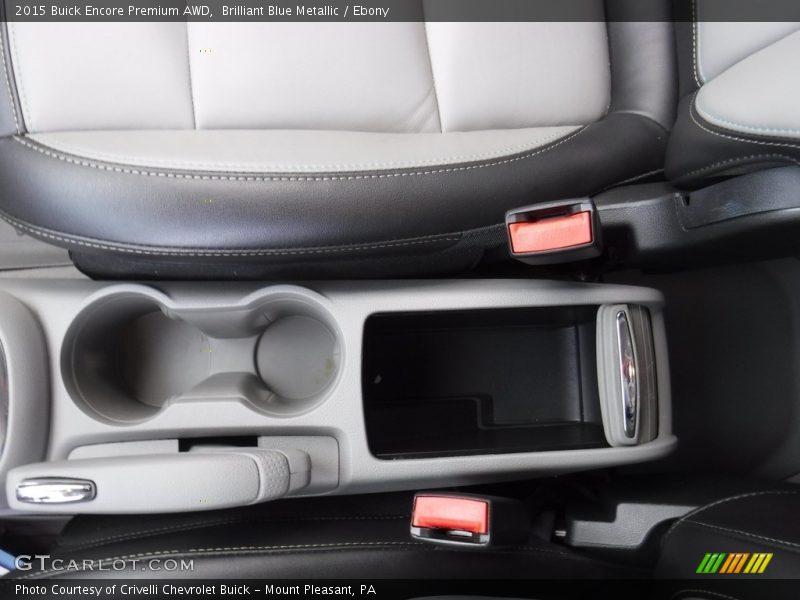 Brilliant Blue Metallic / Ebony 2015 Buick Encore Premium AWD