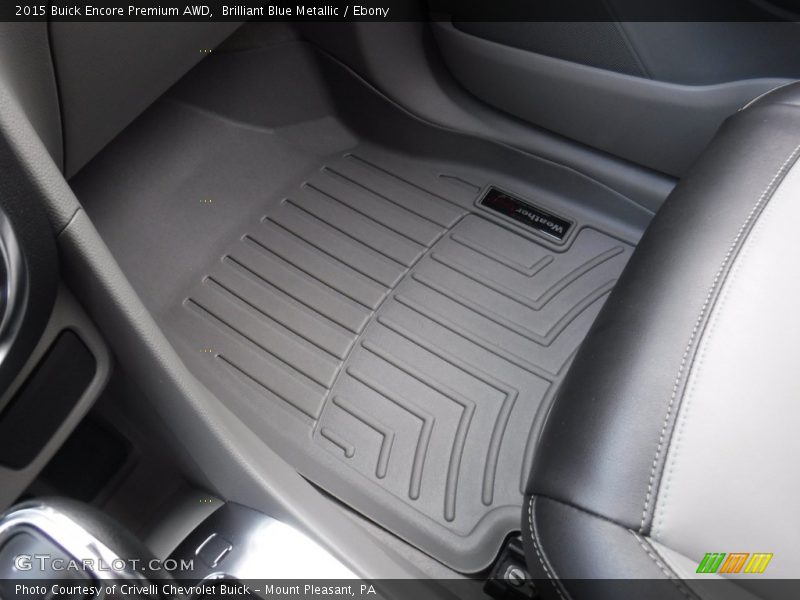 Brilliant Blue Metallic / Ebony 2015 Buick Encore Premium AWD