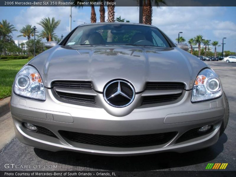 Pewter Metallic / Beige 2006 Mercedes-Benz SLK 350 Roadster