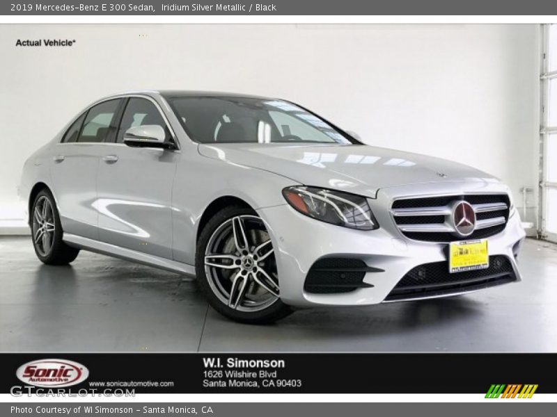 Iridium Silver Metallic / Black 2019 Mercedes-Benz E 300 Sedan