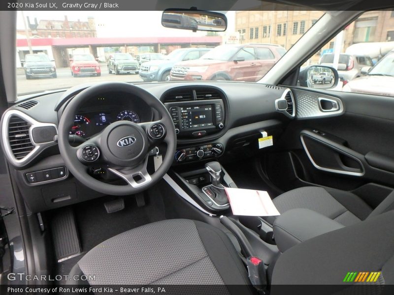  2020 Soul LX Black Interior