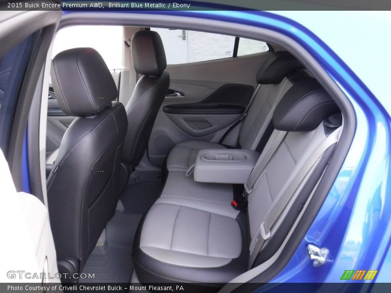 Brilliant Blue Metallic / Ebony 2015 Buick Encore Premium AWD