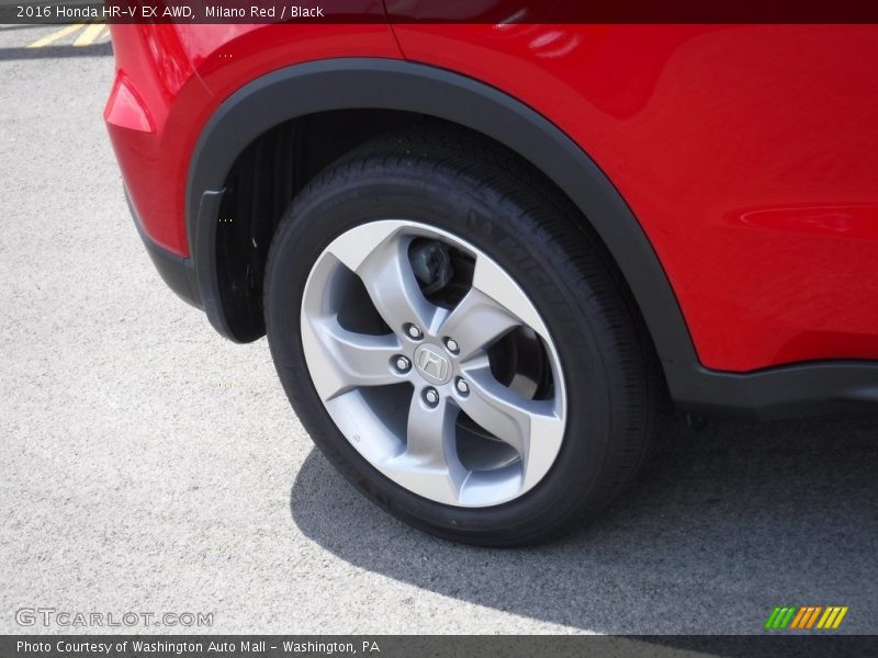 Milano Red / Black 2016 Honda HR-V EX AWD