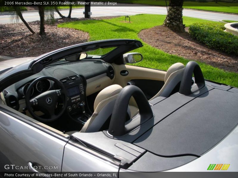 Pewter Metallic / Beige 2006 Mercedes-Benz SLK 350 Roadster