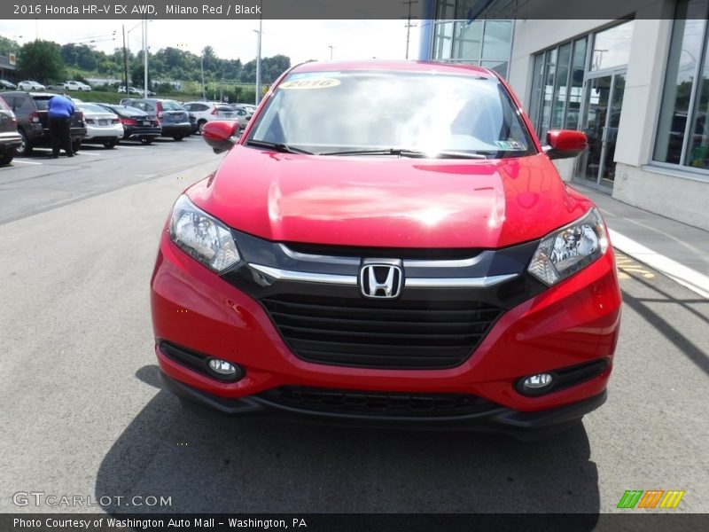 Milano Red / Black 2016 Honda HR-V EX AWD