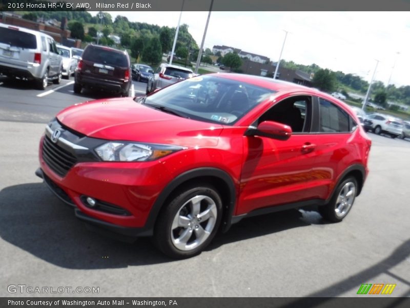Milano Red / Black 2016 Honda HR-V EX AWD