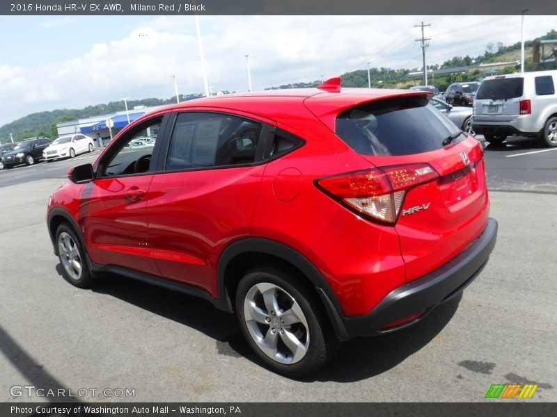 Milano Red / Black 2016 Honda HR-V EX AWD