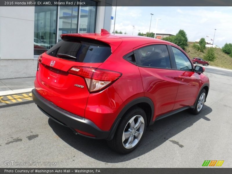 Milano Red / Black 2016 Honda HR-V EX AWD