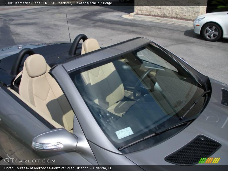 Pewter Metallic / Beige 2006 Mercedes-Benz SLK 350 Roadster