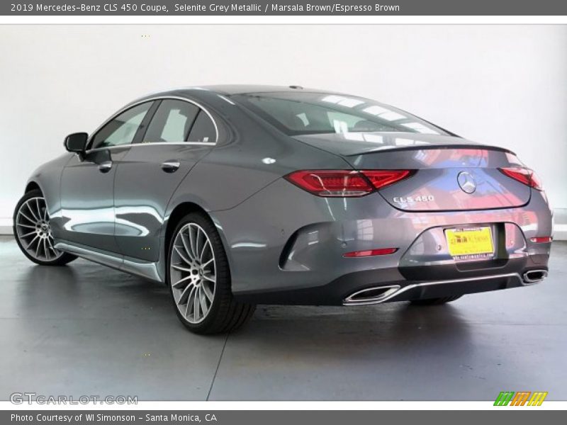 Selenite Grey Metallic / Marsala Brown/Espresso Brown 2019 Mercedes-Benz CLS 450 Coupe