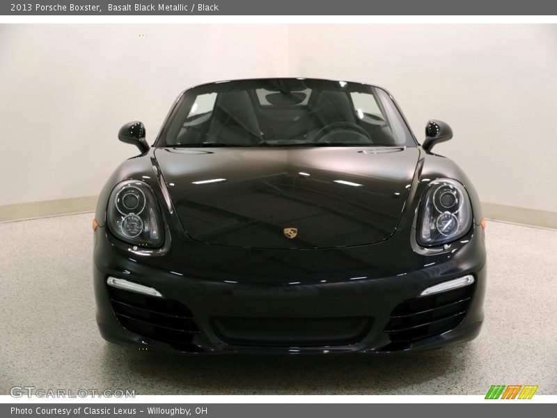 Basalt Black Metallic / Black 2013 Porsche Boxster