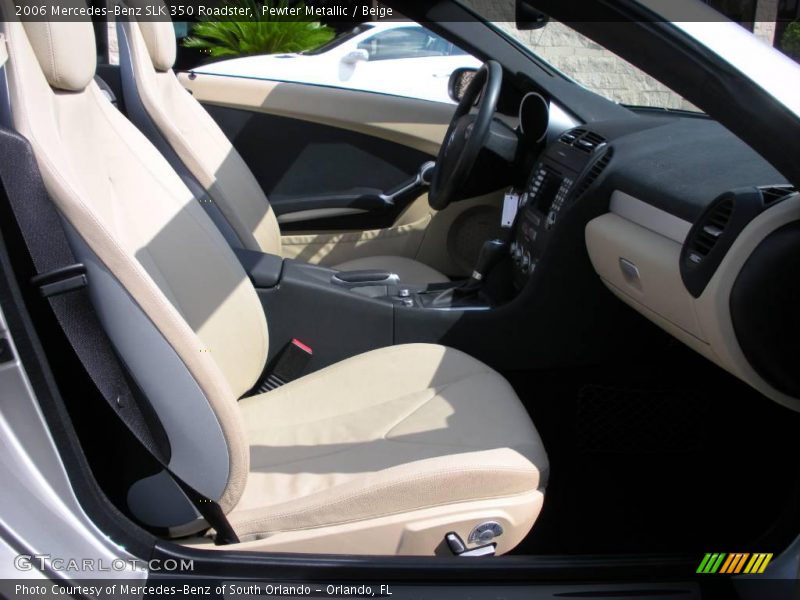 Pewter Metallic / Beige 2006 Mercedes-Benz SLK 350 Roadster