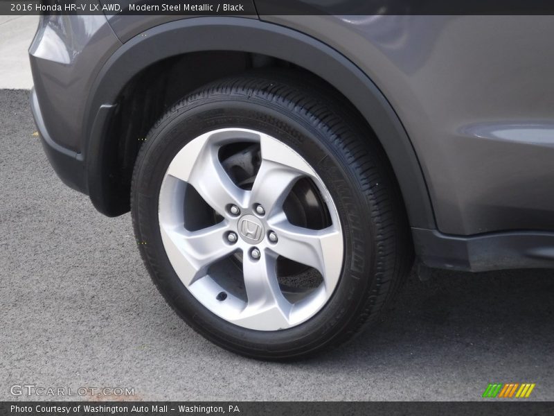 Modern Steel Metallic / Black 2016 Honda HR-V LX AWD