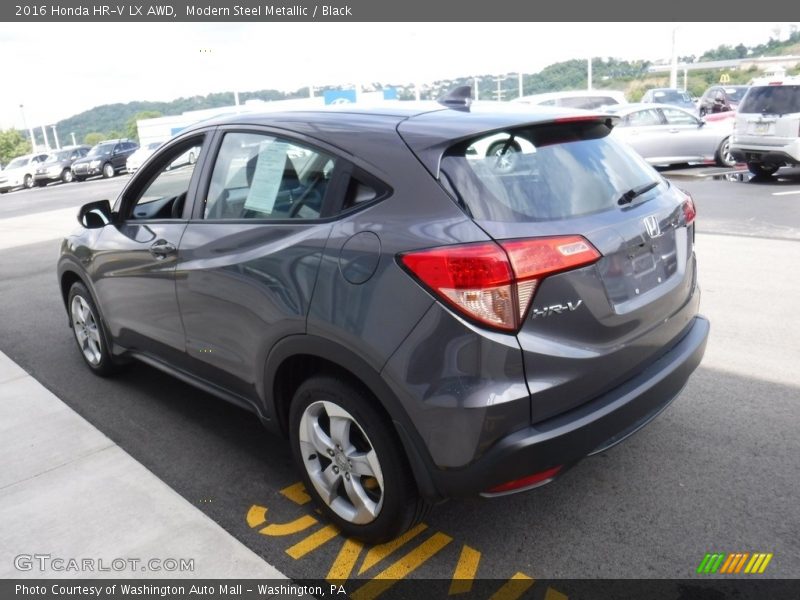 Modern Steel Metallic / Black 2016 Honda HR-V LX AWD