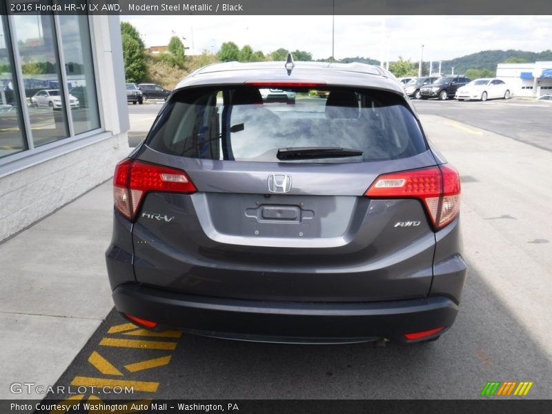 Modern Steel Metallic / Black 2016 Honda HR-V LX AWD