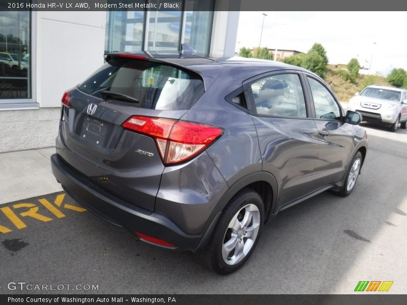 Modern Steel Metallic / Black 2016 Honda HR-V LX AWD