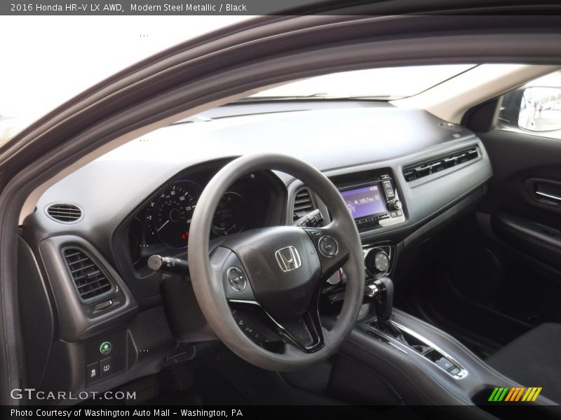 Modern Steel Metallic / Black 2016 Honda HR-V LX AWD