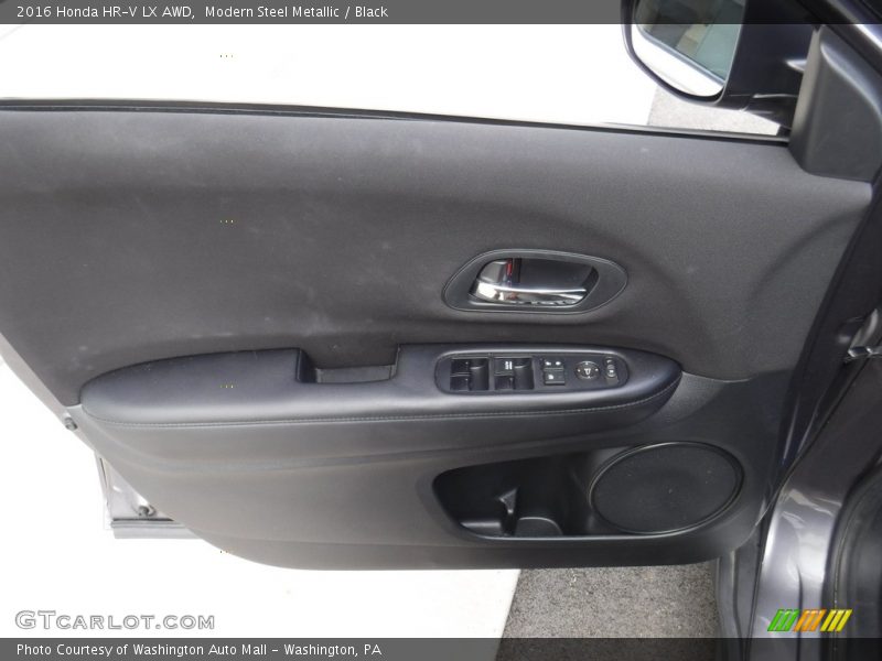Modern Steel Metallic / Black 2016 Honda HR-V LX AWD