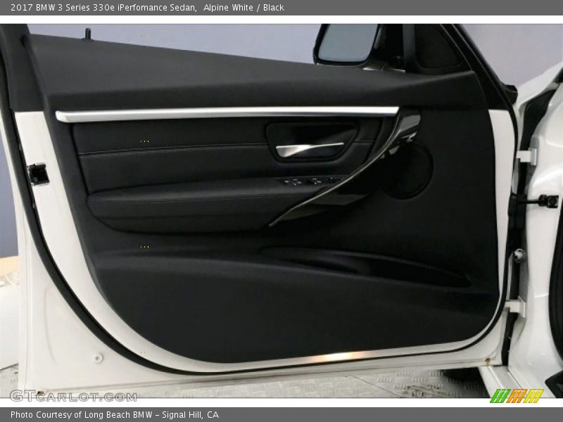 Alpine White / Black 2017 BMW 3 Series 330e iPerfomance Sedan
