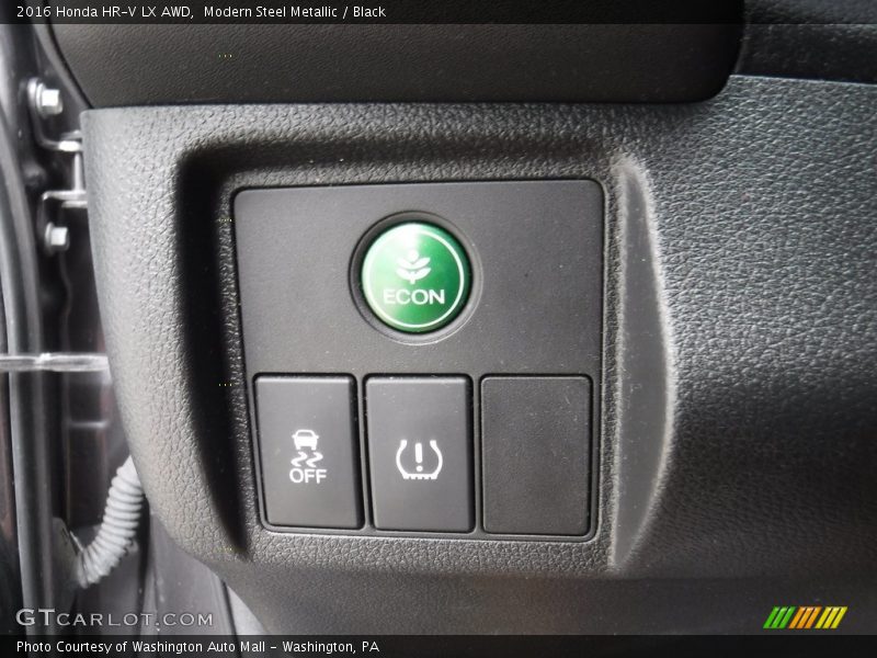 Modern Steel Metallic / Black 2016 Honda HR-V LX AWD