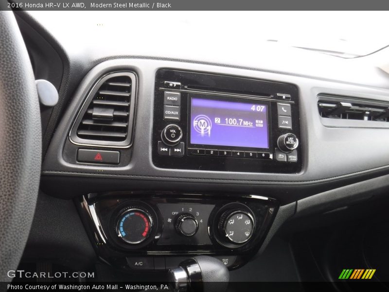 Modern Steel Metallic / Black 2016 Honda HR-V LX AWD