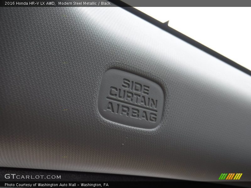 Modern Steel Metallic / Black 2016 Honda HR-V LX AWD