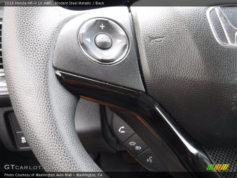 Modern Steel Metallic / Black 2016 Honda HR-V LX AWD