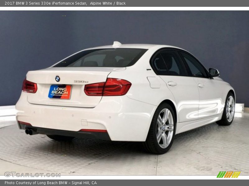 Alpine White / Black 2017 BMW 3 Series 330e iPerfomance Sedan