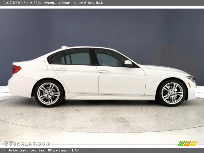 Alpine White / Black 2017 BMW 3 Series 330e iPerfomance Sedan