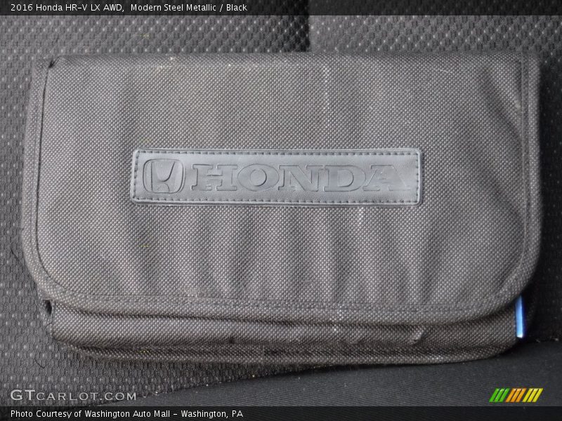 Modern Steel Metallic / Black 2016 Honda HR-V LX AWD