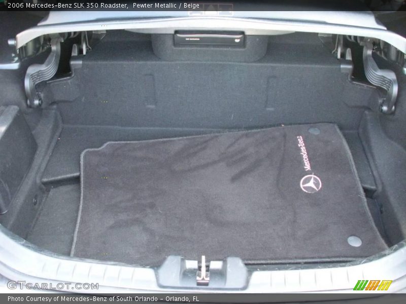 Pewter Metallic / Beige 2006 Mercedes-Benz SLK 350 Roadster