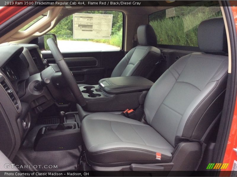  2019 3500 Tradesman Regular Cab 4x4 Black/Diesel Gray Interior