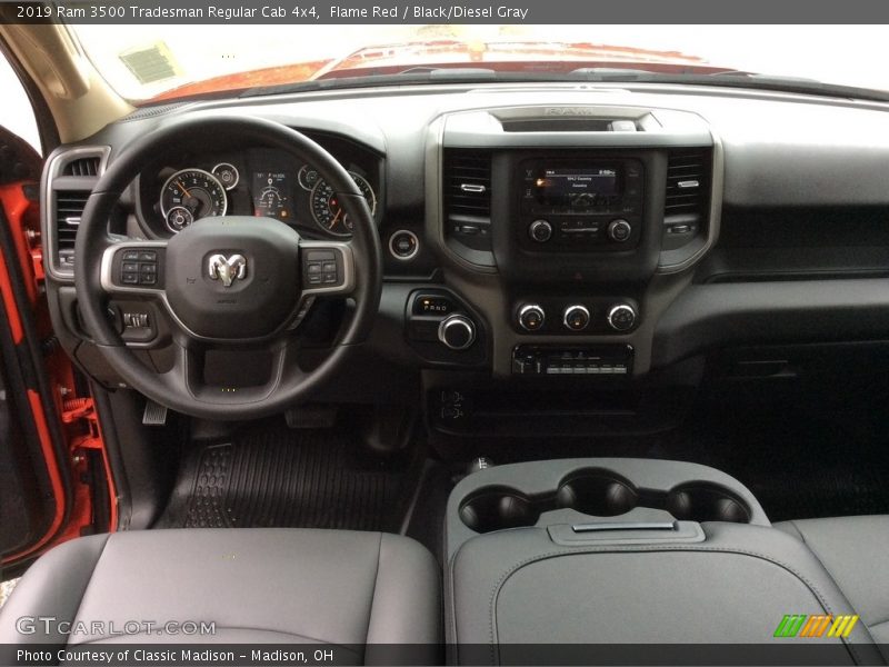 Dashboard of 2019 3500 Tradesman Regular Cab 4x4