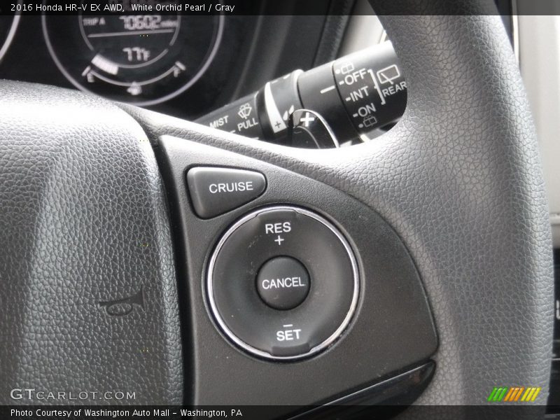White Orchid Pearl / Gray 2016 Honda HR-V EX AWD