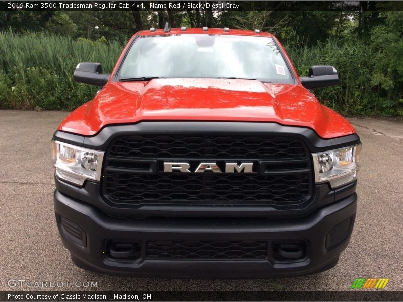 Flame Red / Black/Diesel Gray 2019 Ram 3500 Tradesman Regular Cab 4x4