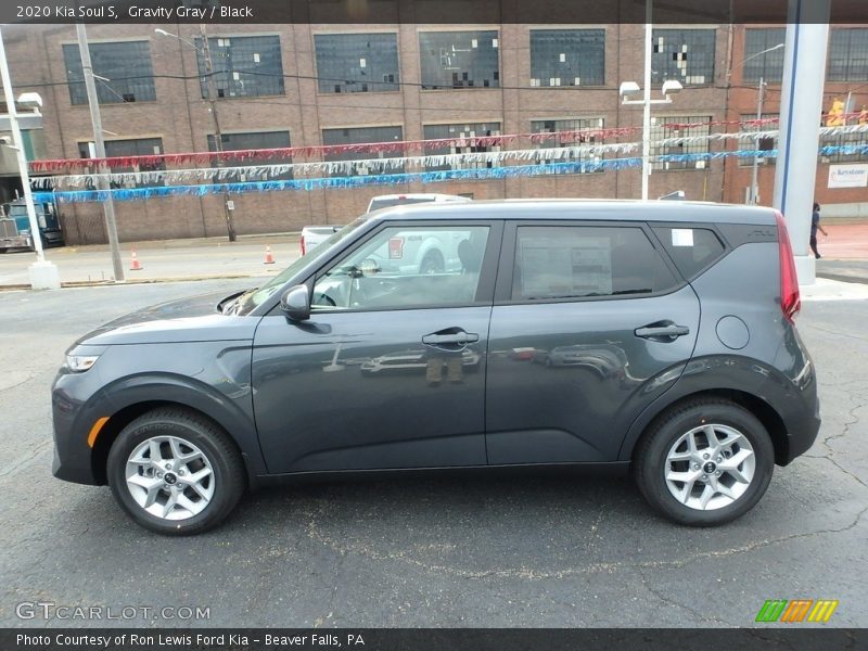 Gravity Gray / Black 2020 Kia Soul S